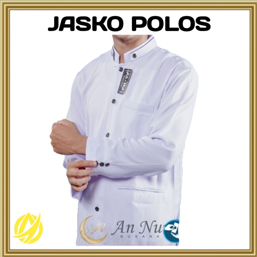 JASKO JAS KOKO POLOS LENGAN PANJANG PRIA