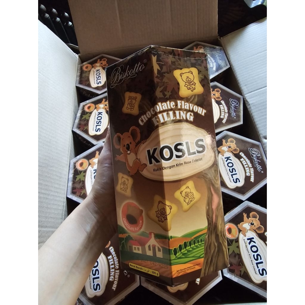 Biskotto KOSLS Koala Cokelat Size Besar 200gr