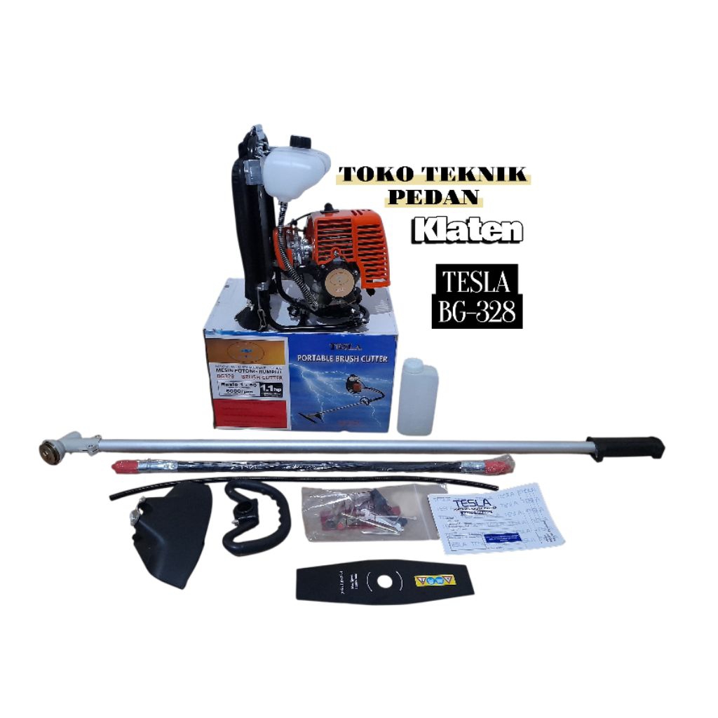 Mesin Potong Rumput TESLA BG-328 Portable Brusch Cutter BG328 BG 328