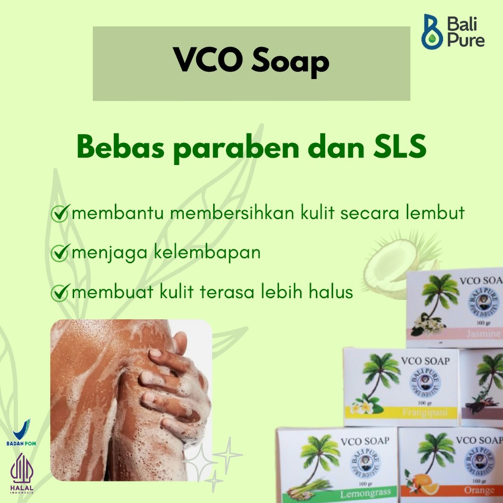BALI PURE VCO SOAP 100gr BPOM