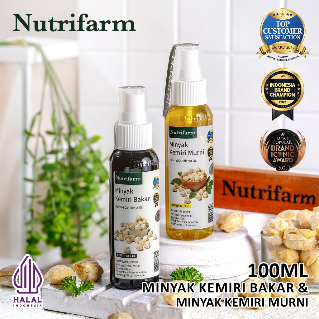 Nutrifarm Minyak Kemiri Murni / Bakar