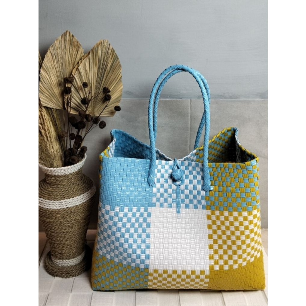 Tas anyam belanja|Tas anyam jumbo|Tas anyam multifungsi bahan premium