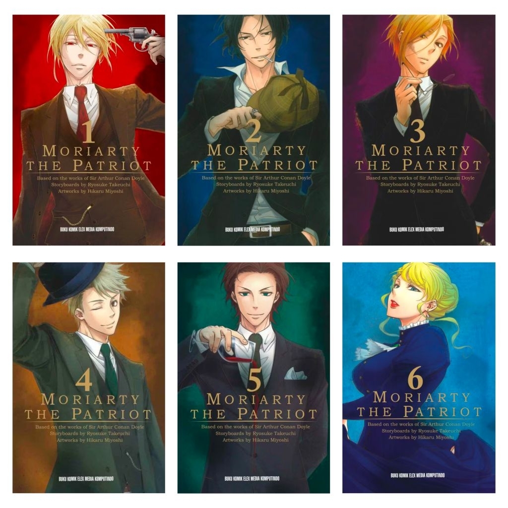 Buku Komik Moriarty the Patriot Vol. 1 2 3 4 5 6 7 8 9 10 11 12 13 14 15 16 17 18 19 20 by Miyoshi H