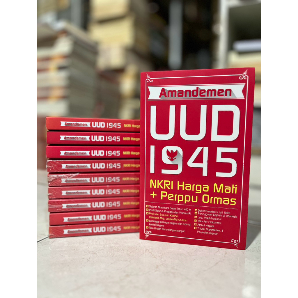 [ ORIGINAL ] BUKU HUKUM / SOSIAL POLITIK / AMANDEMEN UUD 1945 NKRI HARGA MATI + PERPPU ORMAS