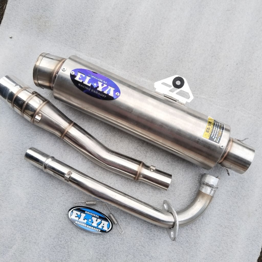 KNALPOT RACING R9 ORIGINAL ELYA PNP SUPRA X REVO ABSOLUT BLADE JUPITER VEGA ASTREA GRAND PRIMA SHOGU