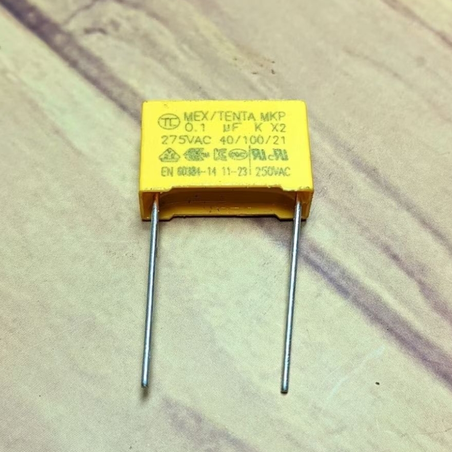 Kapasitas MKP 100N 275V 0.1uf 275V Capasitor MKP 100