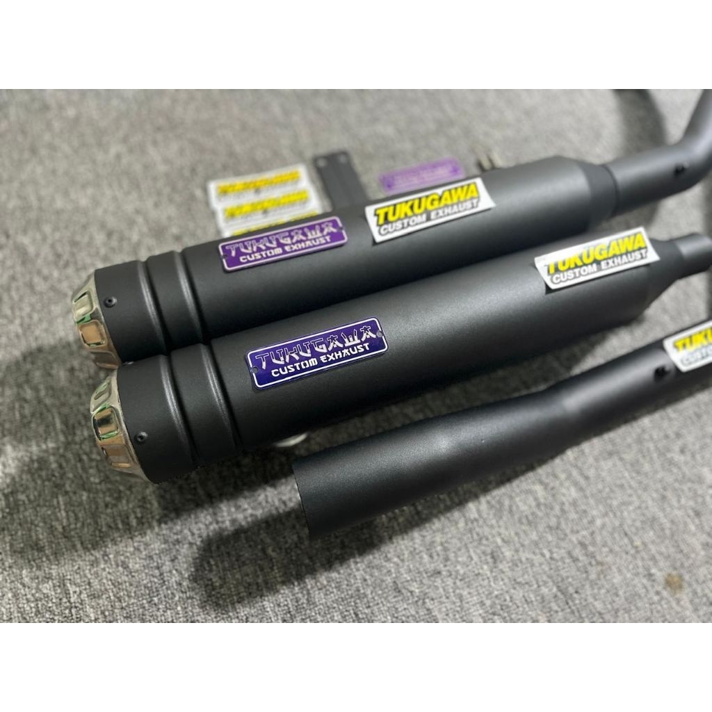 knalpot racing Morbidelli C252V kanan kiri SUATA BLAR BLAR