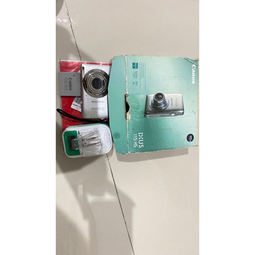 canon ixus 115 hs full set
