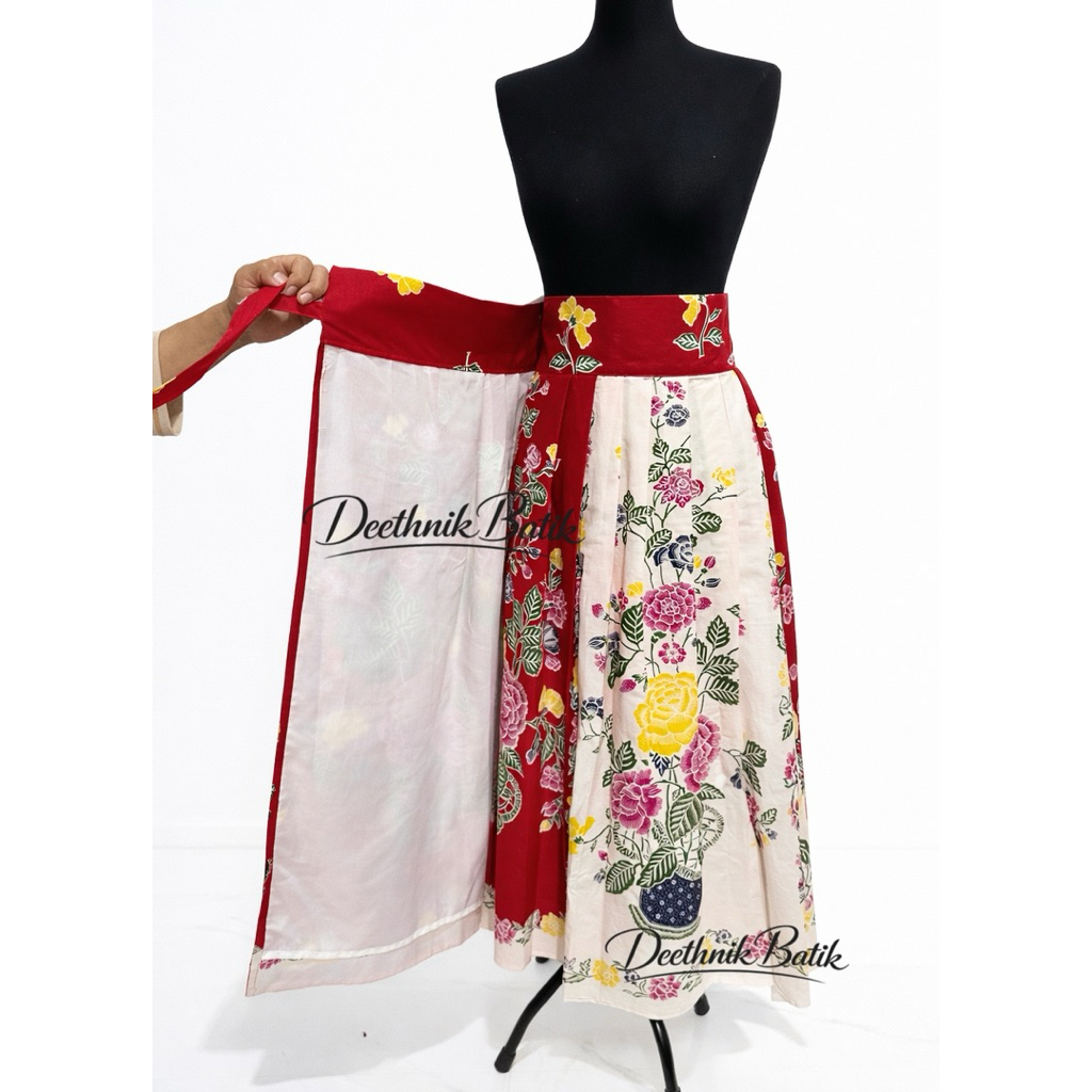 Lilit lipit batik Rok Lilit lipit rok lilit batik All Size furing SPTI