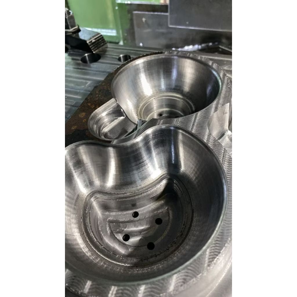 Jasa CNC milling custom, mold part cetakan aluminium dan besi