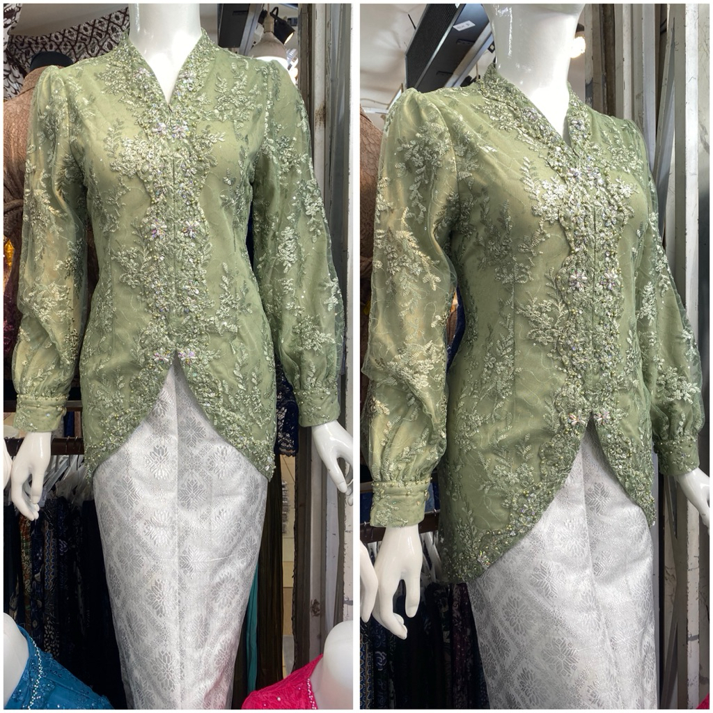 Kebaya Pinguin Lengan Balon / Kebaya Wisuda / Kebaya Lamaran