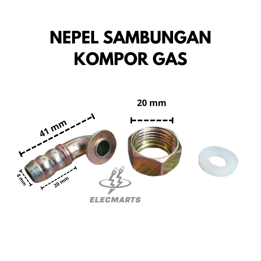 NEPEL SAMBUNGAN KOMPOR GAS