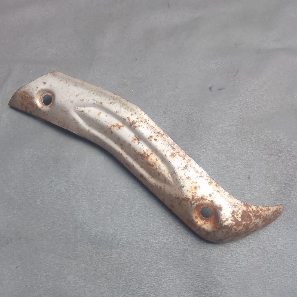 tameng cover leher knalpot klx 150 d old lama original second