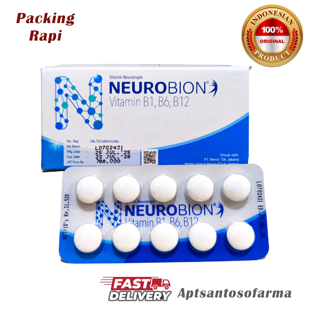 Neurobion Putih / Neurobion Forte Pink – Tablet Vitamin B