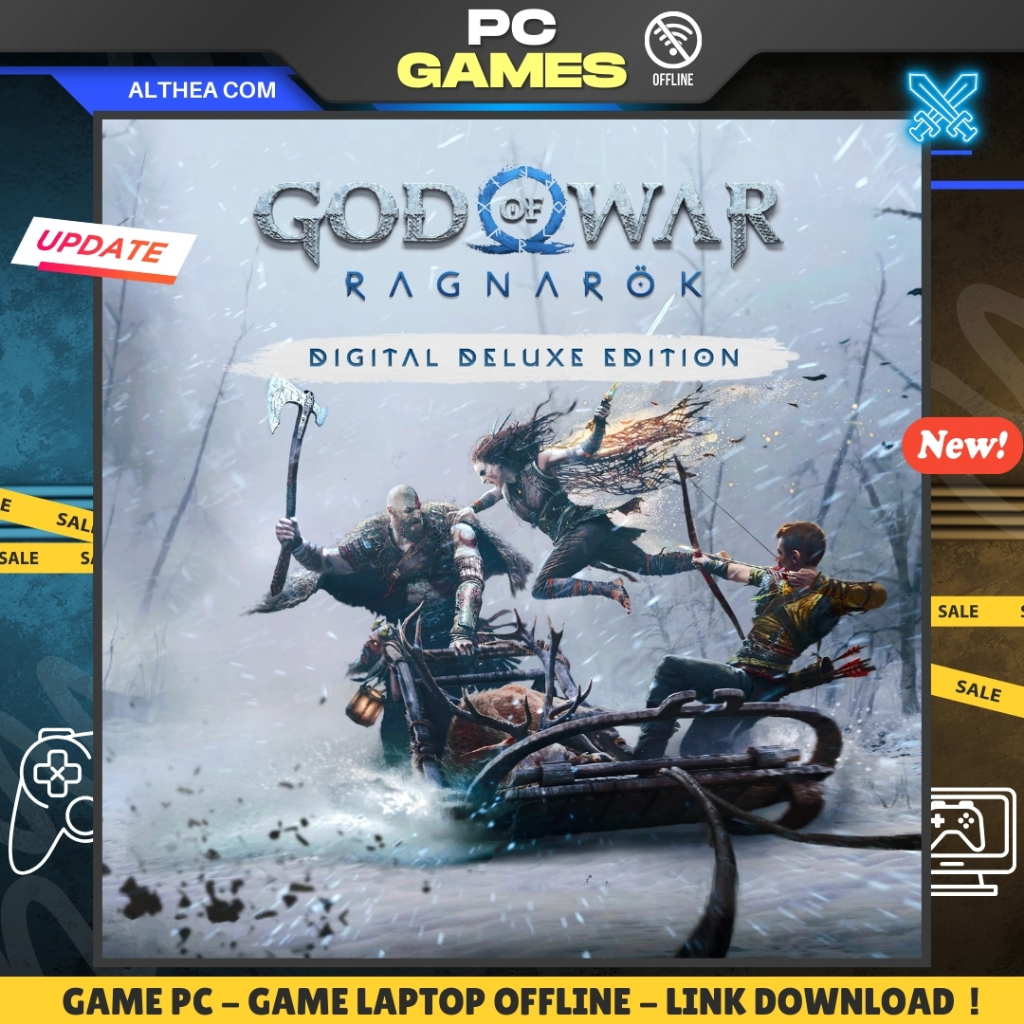 GOD OF WAR RAGNAROK DELUXE EDITION - ACTION - ADVENTURE - GAME PC – GAME LAPTOP - OFFLINE
