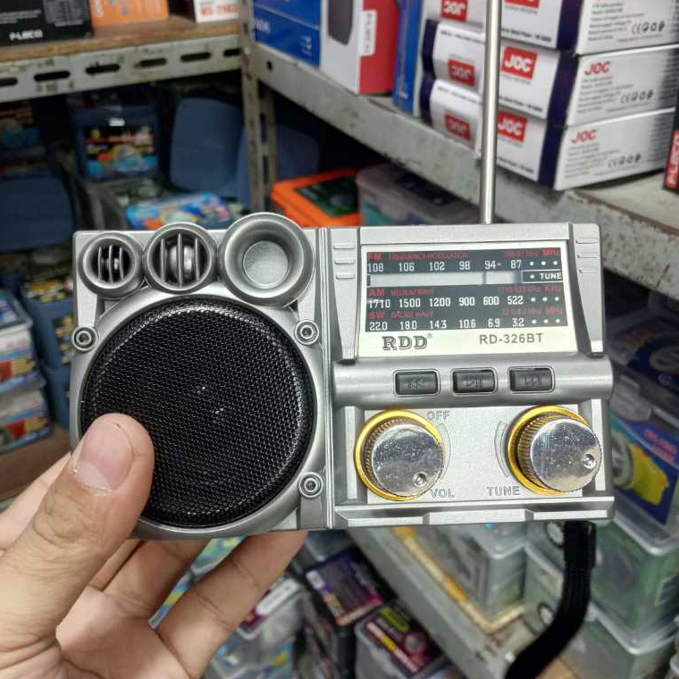 Radio RD-326BT Speaker FM/AM/SW 3 Band Speaker Radio Mini Music Box + Bluetooth