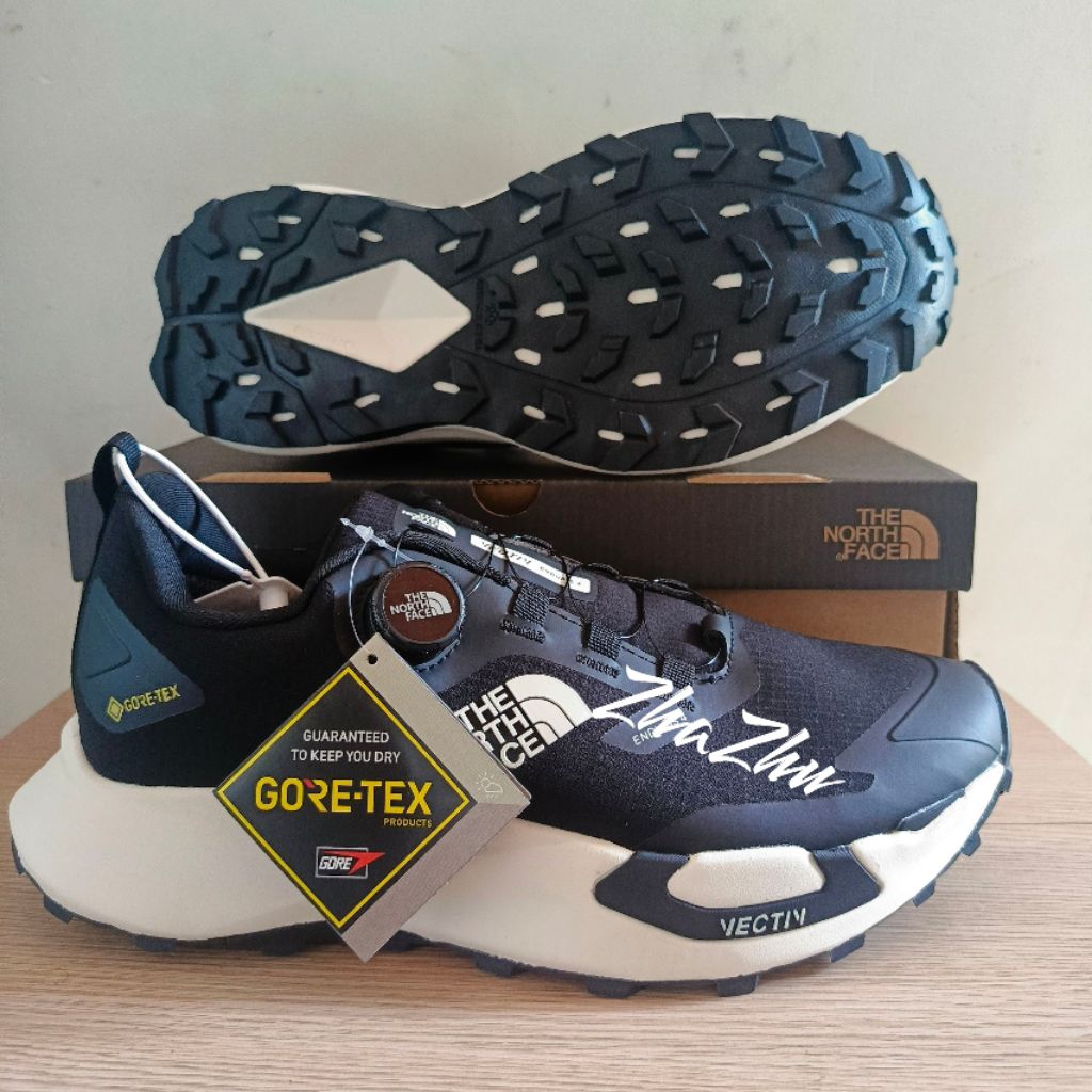 Sepatu TNF Trail Run Vectiv Enduris 4 Gore-Tex BOA System, Size 40-44