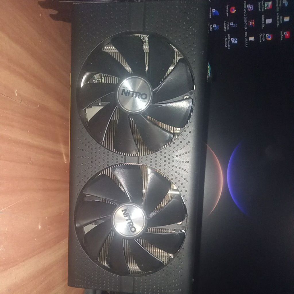 VGA RX 480 8GB Sapphire Nitro+ GDDR5 256BIT no display