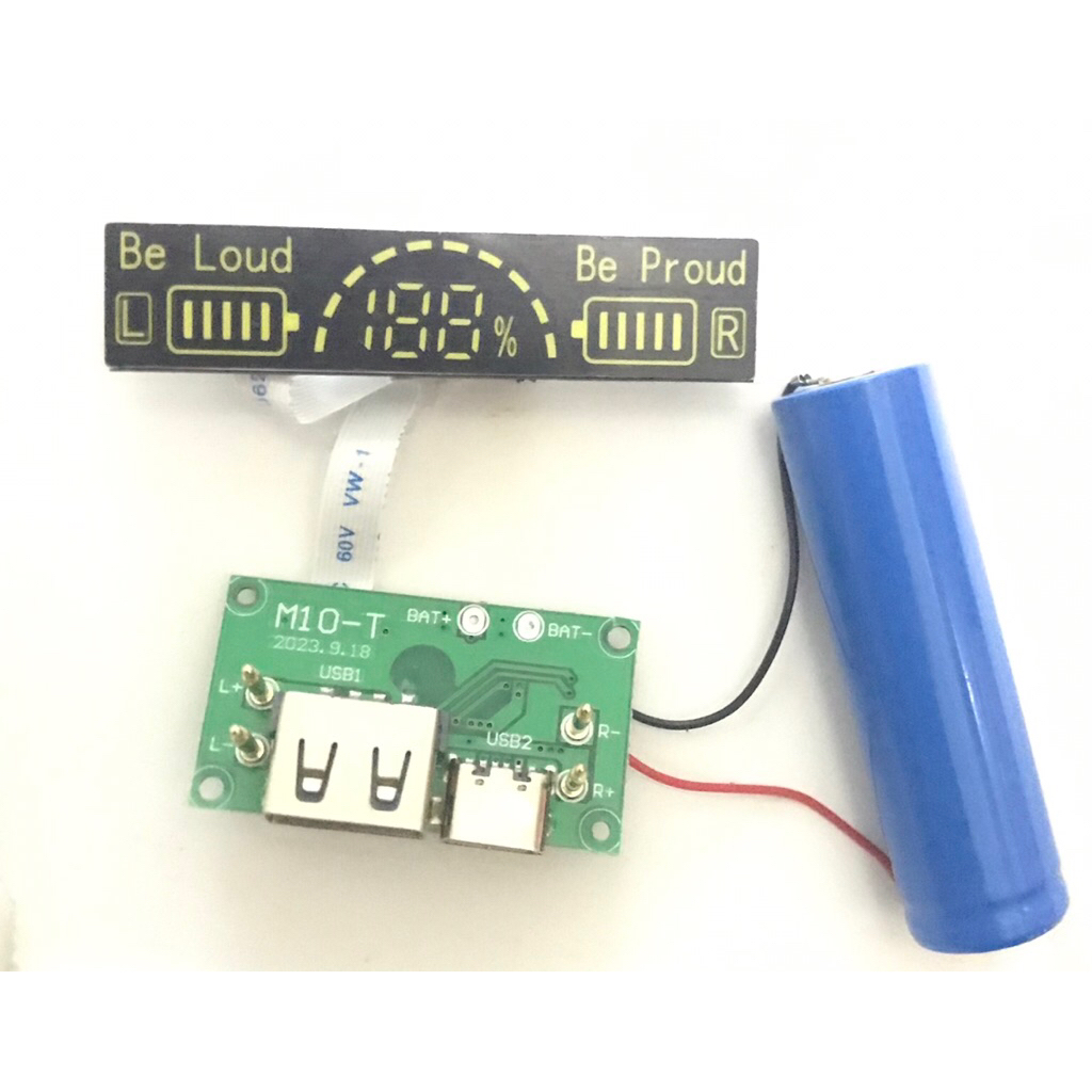 Modul Headset M10 Bluetooth PCB Modul Baterai TWS Wireless
