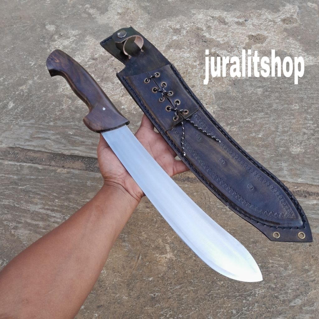 GOLOK PISAU SEMBELIH HSS BULNOS PREMIUM SARUNG KULIT