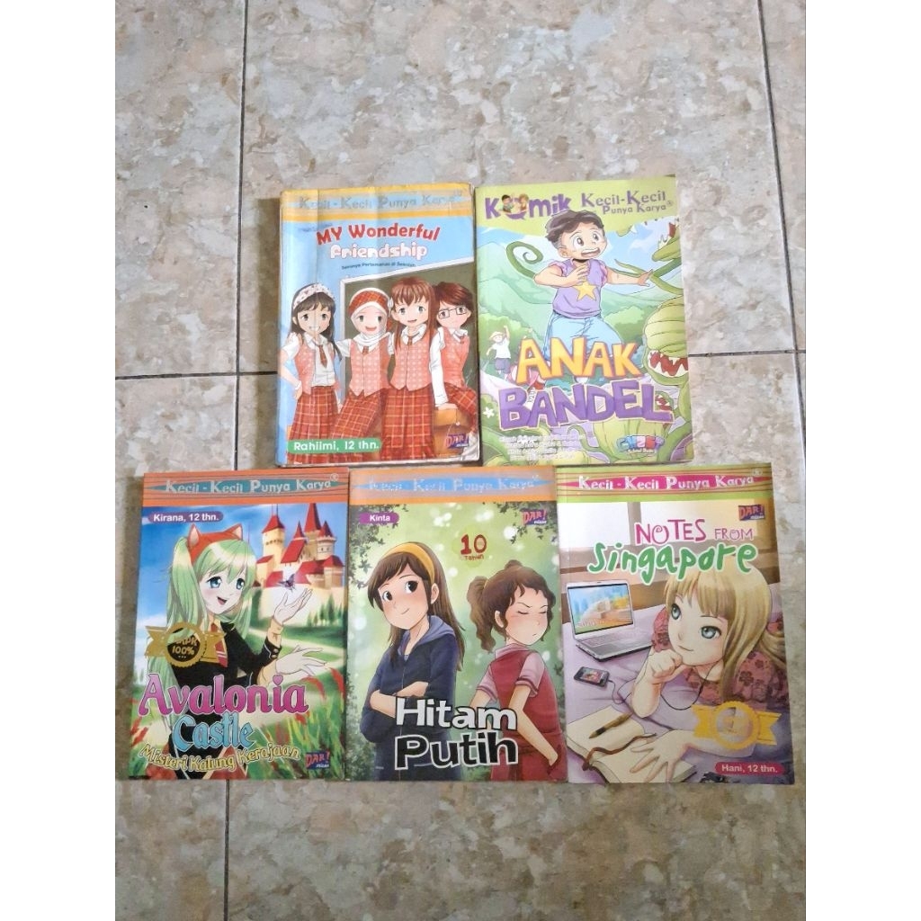 PRELOVED Novel dan Komik Anak Bekas KKPK (Kecil Kecil Punya Karya)