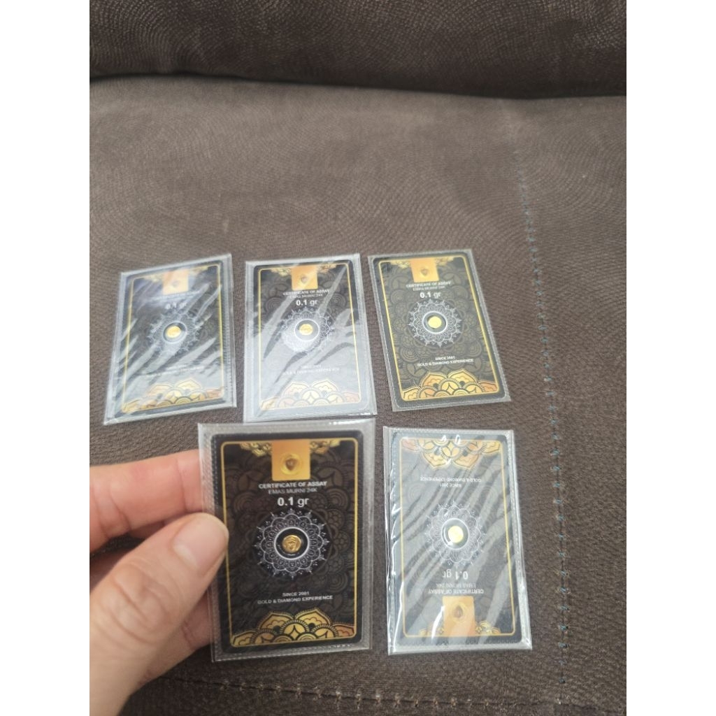 Logam Mulia Mini Gold 0,1 Gram