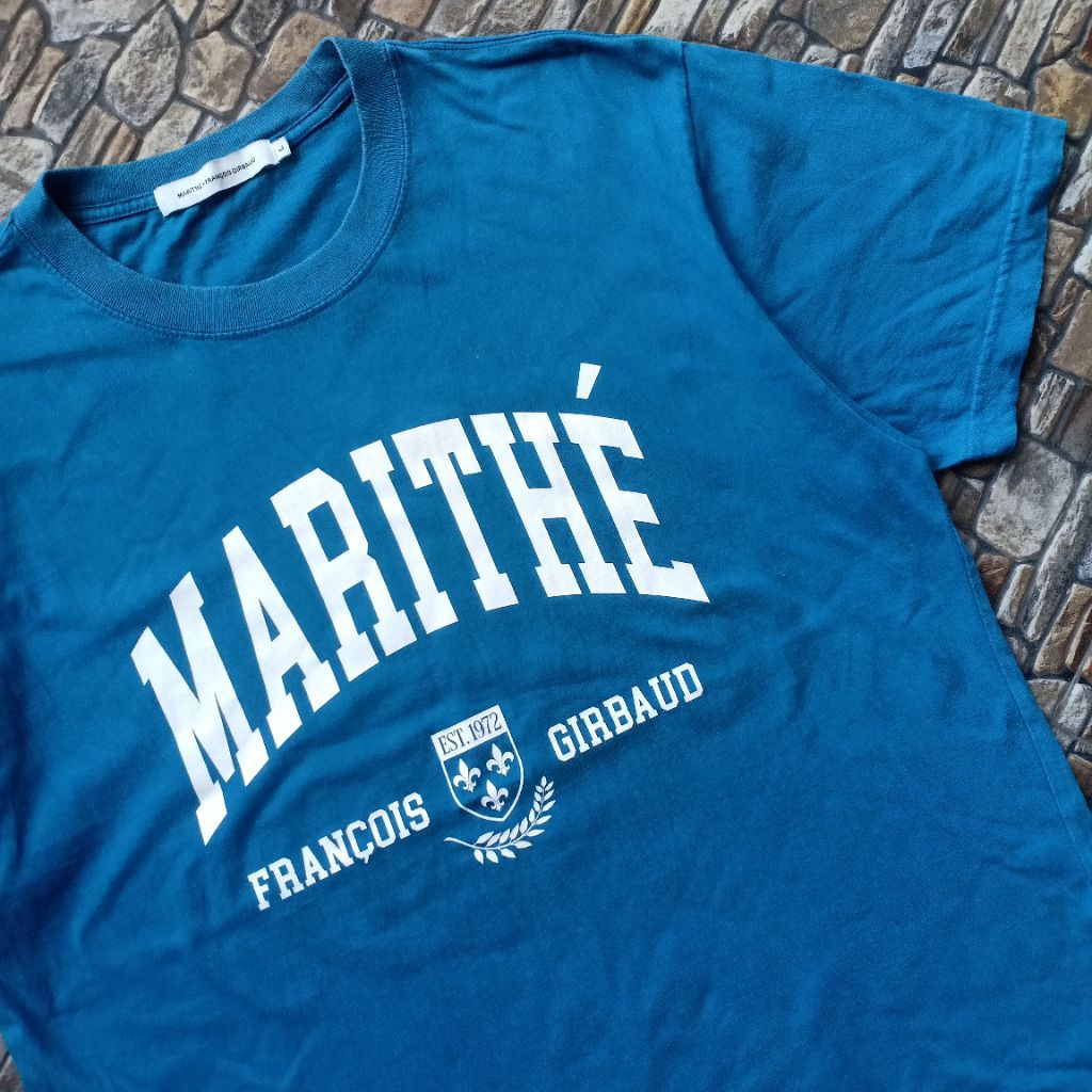 Kaos Fashion pria branded MARITHE preloved official tag