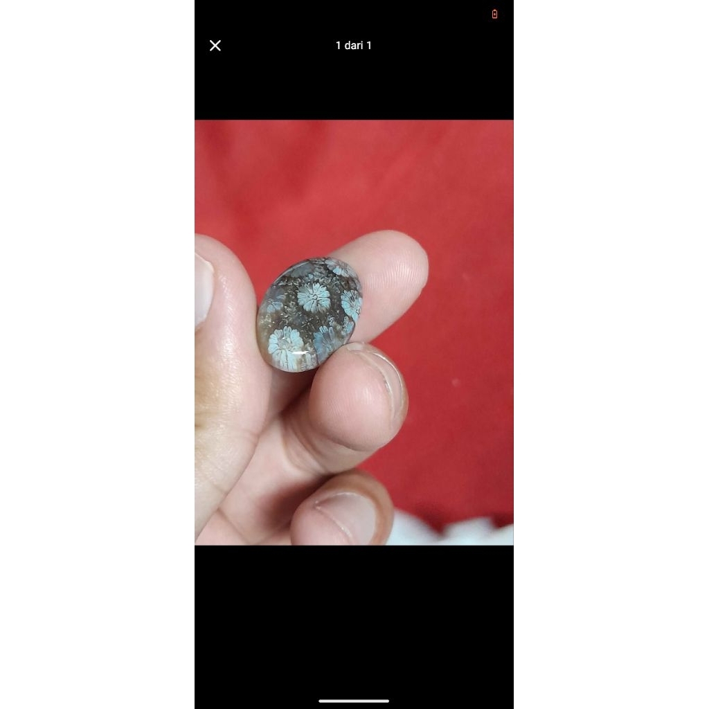 akik motif teratai