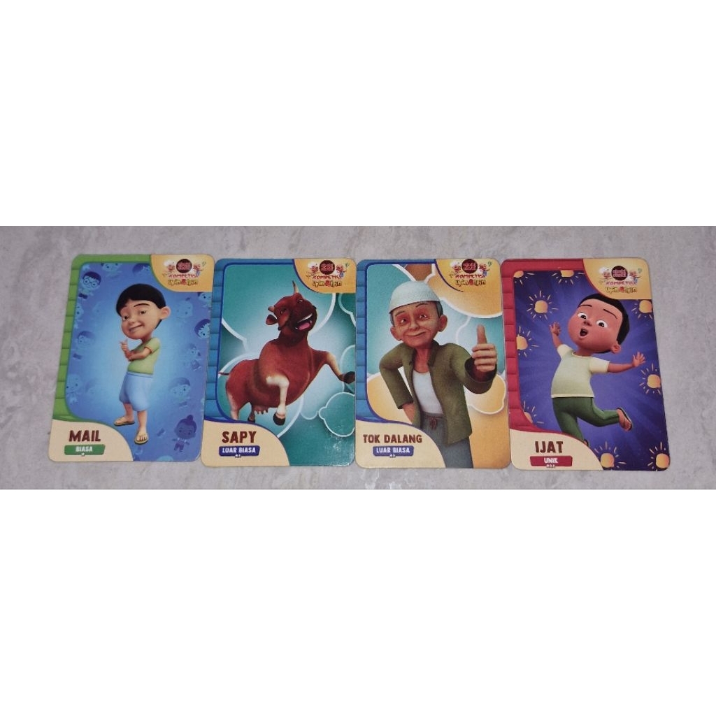 [KARTU KOLEKSI/COLLECTIBLE CARD] Kompetisi Upin & Ipin by choki choki
