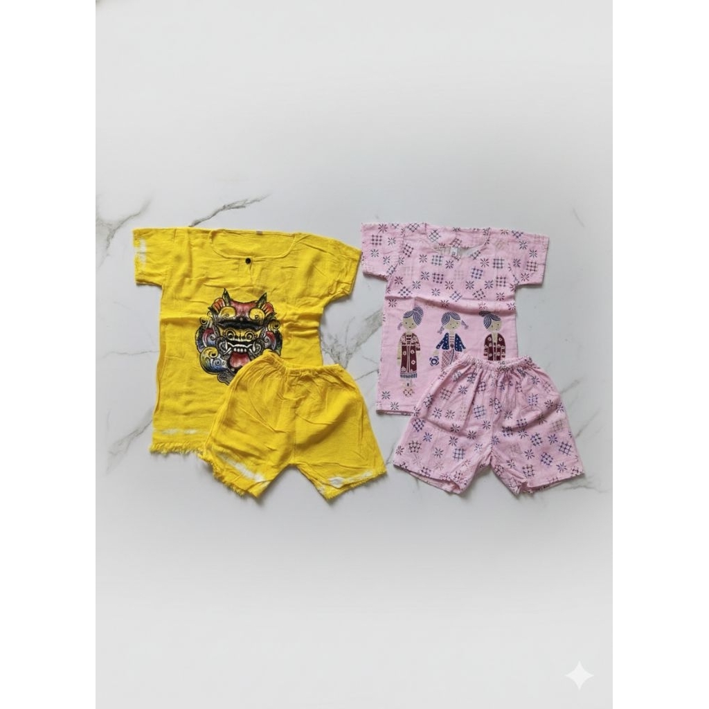 BS/REJECT PABRIK BAJU SETELAN ANAK BARONG KHAS BALI // SETELAN ANAK TEJO