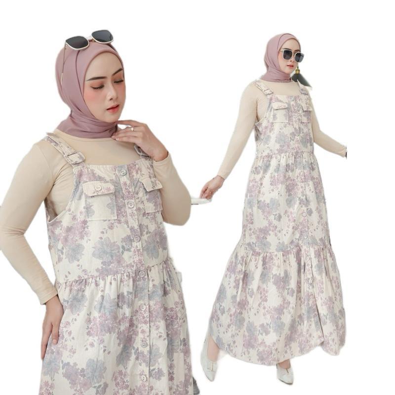 Pasolex Overall Dress Rosella Panjang 1235 Ruffle