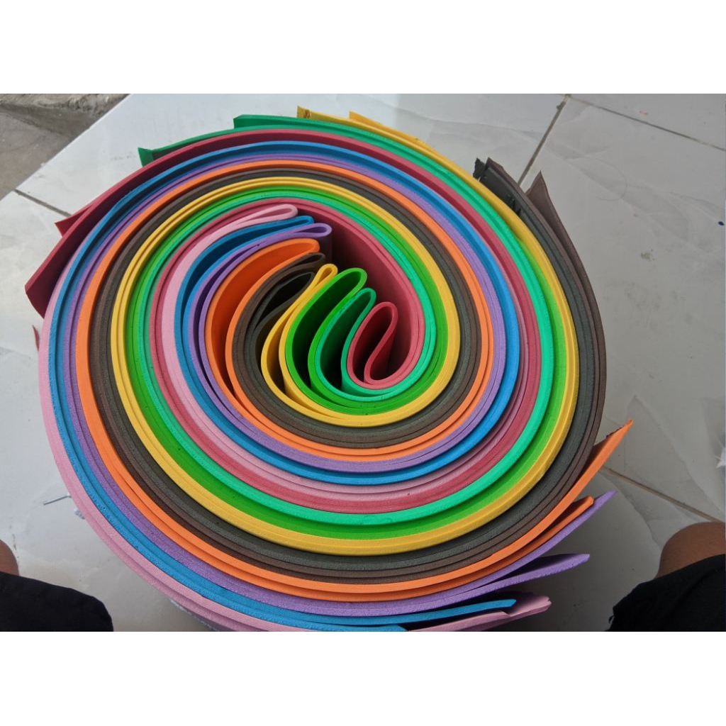 SPON EVA BUSA ATI TEBAL 3mm 30cm x 200cm SPON EVA BUSA SPON EVA LEMBARAN FOAM ART