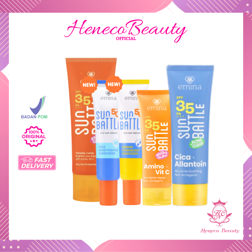 EMINA Sunscreen Series SPF35 SPF50 PA++++ - Tabir Surya/HenecoBeauty