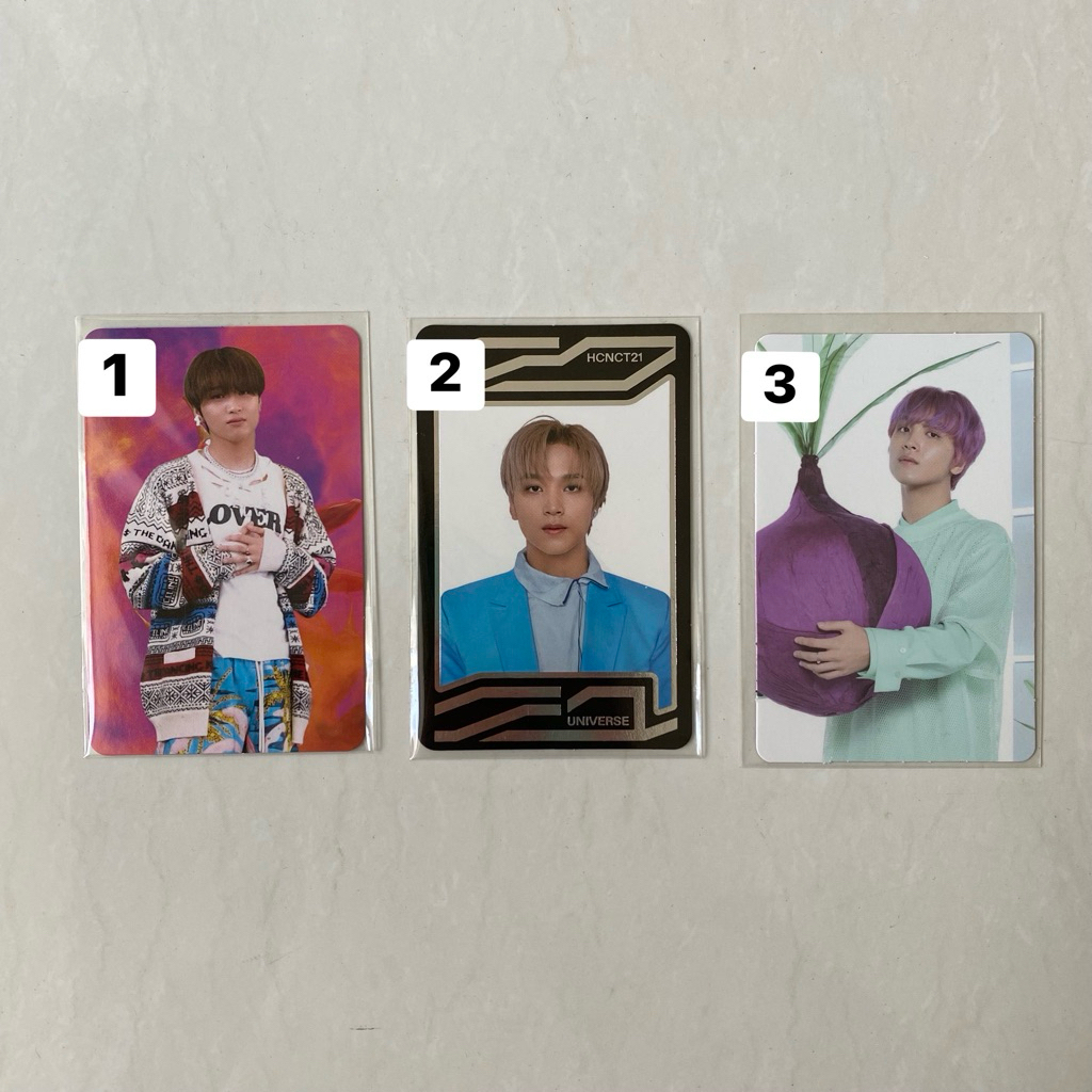 pc photocard haechan nct 127 dream universe hot sauce nature republic