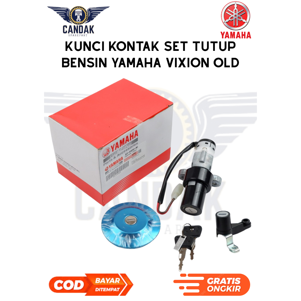 Kunci Kontak Set Tutup Bensin Yamaha Vixion Old 3C1 original ori