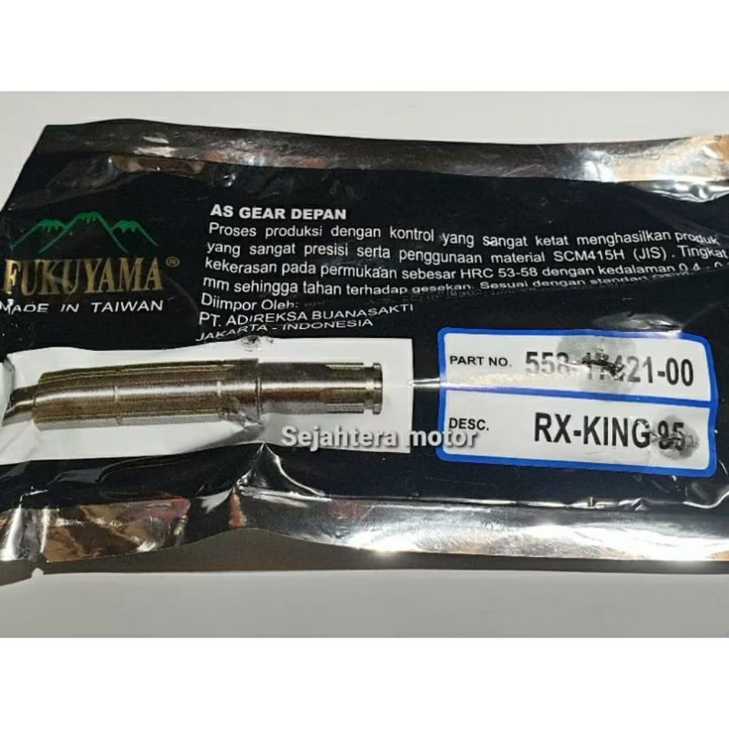AS GEAR DEPAN FUKUYAMA RX KING