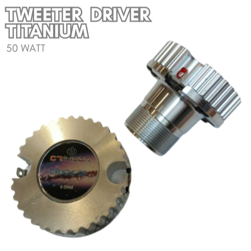 CRIMSON Tweeter Neodymium Titanium 6 Ohm Baru Speaker Driver CRX2402