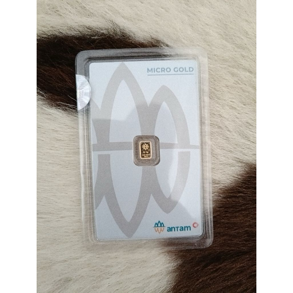 Logam Mulia Micro Gold ANTAM 0,1 gr