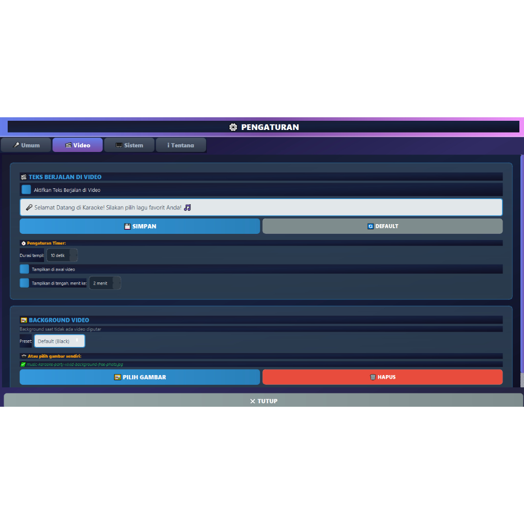 Software Karaoke PC Lengkap dengan Billing, YouTube Search & USB Dongle License