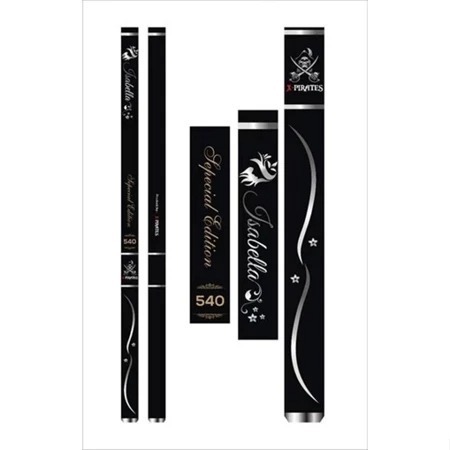 JORAN TEGEK ISABELLA 450,540,610 CM X-PIRATES FREE JERSEY KAKU RINGAN