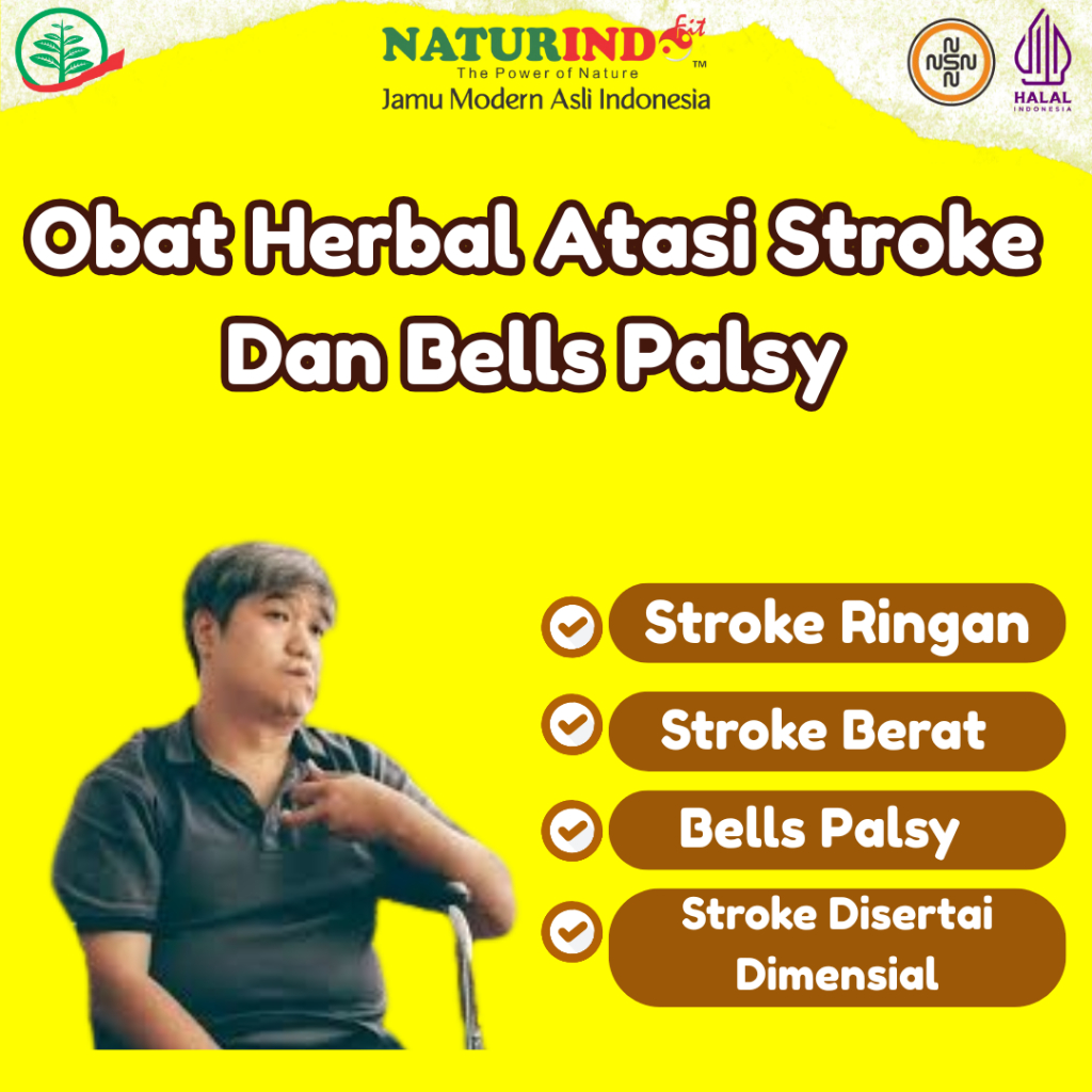 Carsifit Obat Herbal Meringankan Stroke Ringan Bells Palsy Stroke Penyumbutan Naturindo