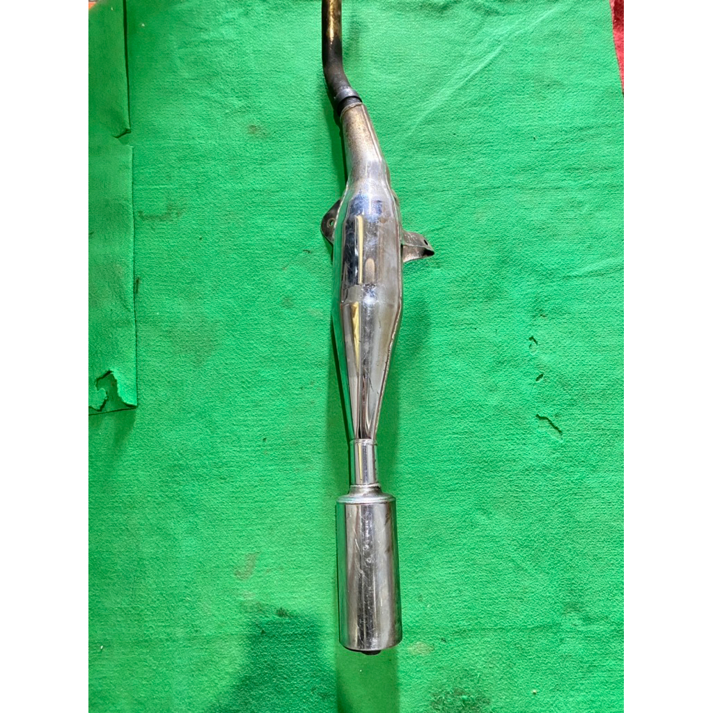 Knalpot Exhaust Yamaha Fiz Fizr Croome Original Copotan Standar Belum Bobokan/Belahan