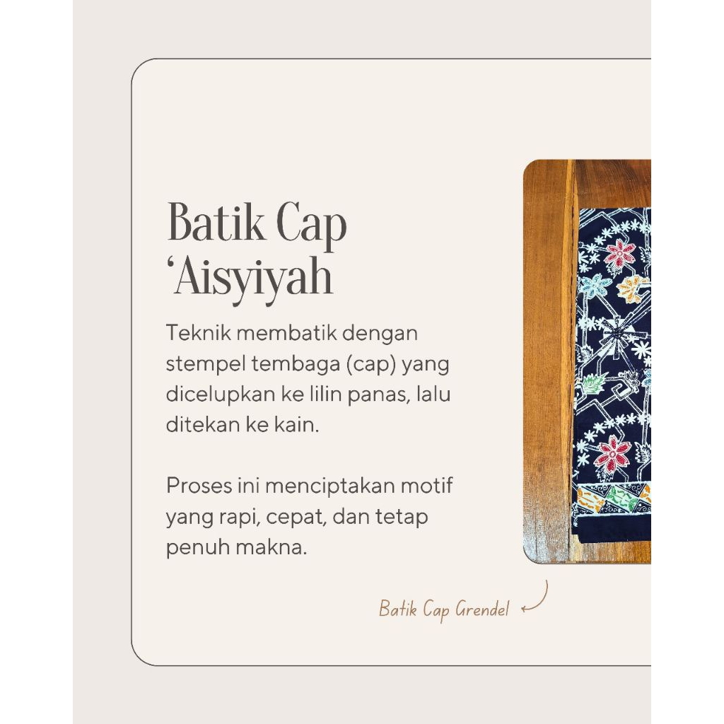 Batik Cap  'Aisyiyah