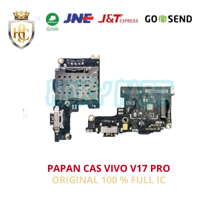 PAPAN KONEKTOR CAS FULL IC+MIC VIVO V17 / V17 PRO ORIGINAL