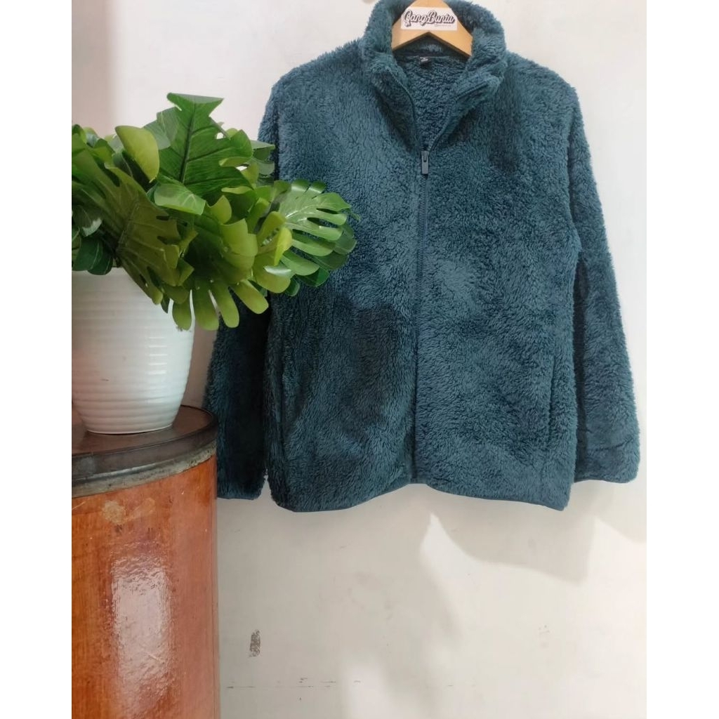 FullZipp UNIQLO Fluffy Yarn Fleece #JKT15114