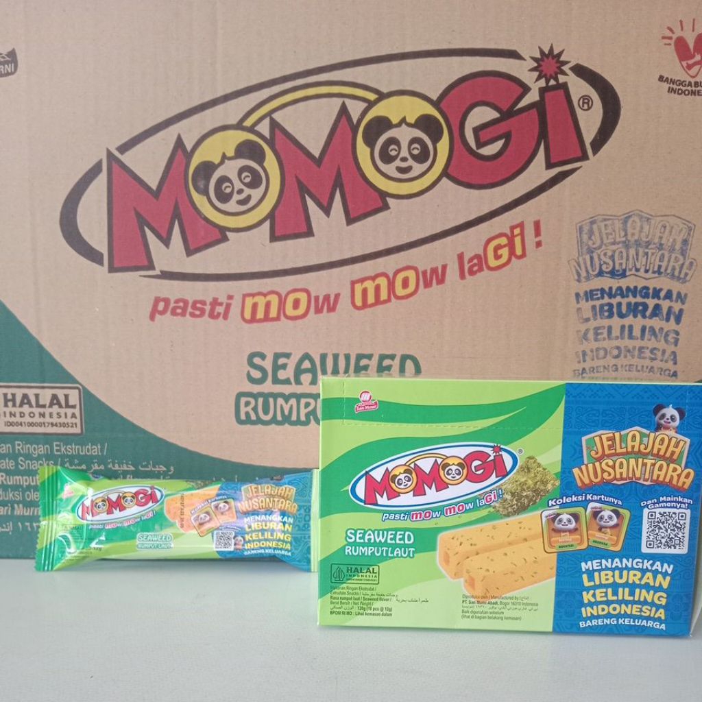 momogi seaweed rumput laut 1 box isi 10x12gr