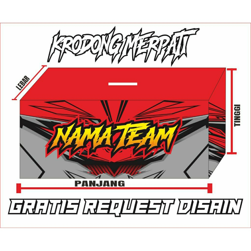 Krodong dongdang merpati custom disain gratis