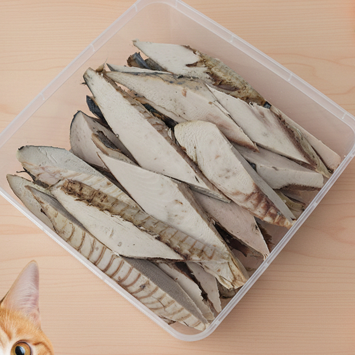 Ikan Tongkol Iris Pindang  cuwe cue1 Kg Home made. Rasa Tawar Original.