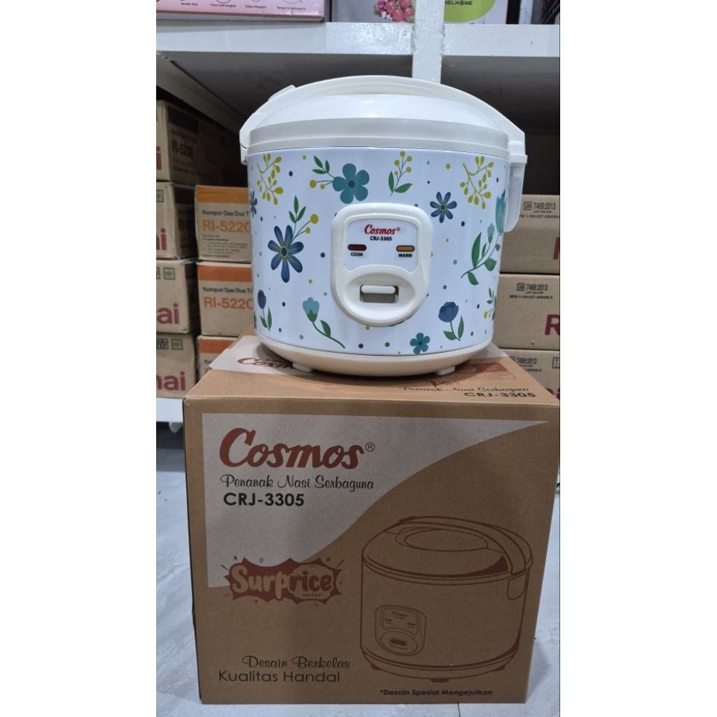 magiccom cosmos CRJ 3305, penanak nasi serbaguna crj 3305 mejikom 1.8L, anti lengket