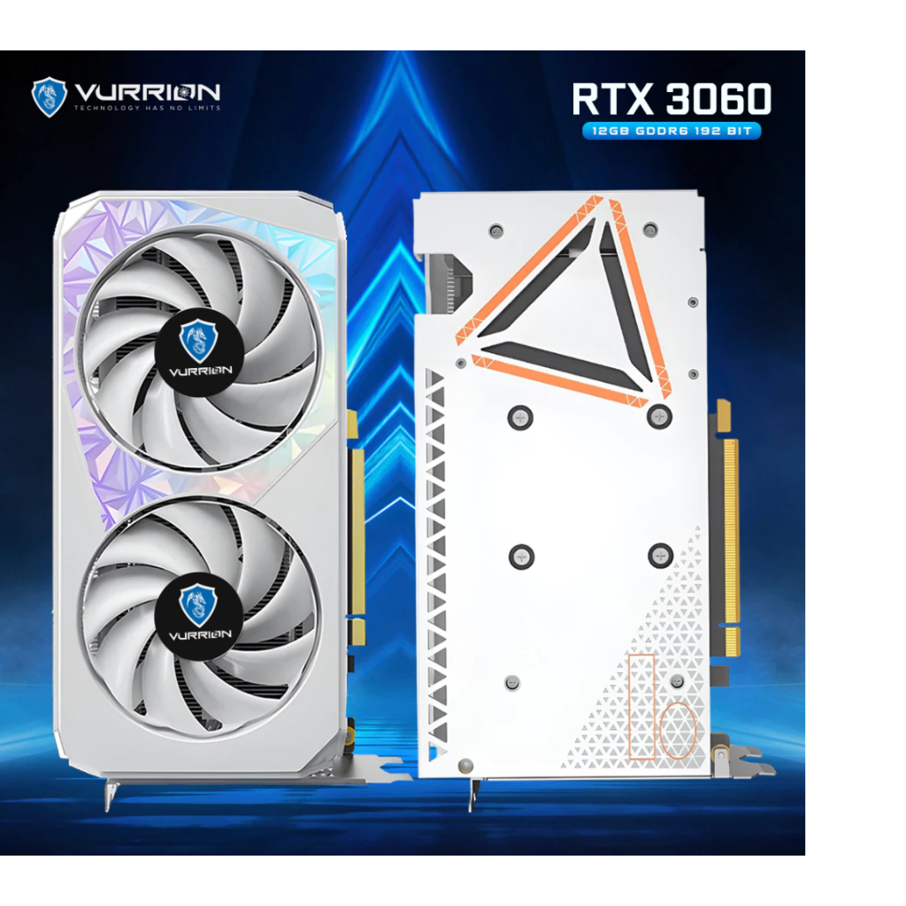 VGA VURRION RTX 3060 12GB GDDR6 192 BIT WHITE